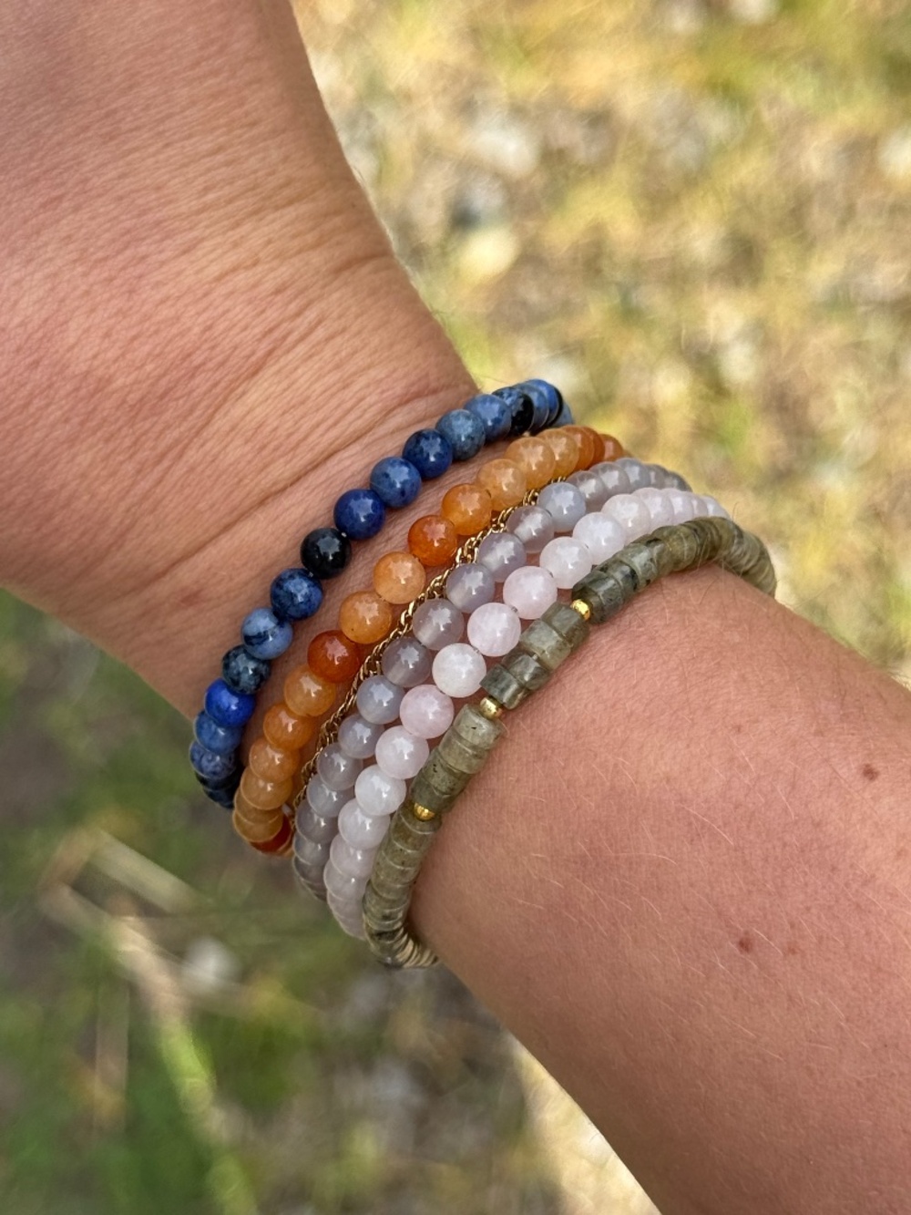 Handmade Natural Stone Bracelets- $25 Each